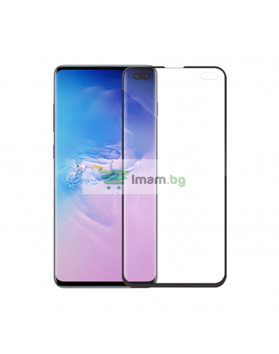 Стъклен протектор Mocoson Nano Flexible, за Samsung Galaxy S10 Plus, 5D, 0.3 mm, Черен - 52542