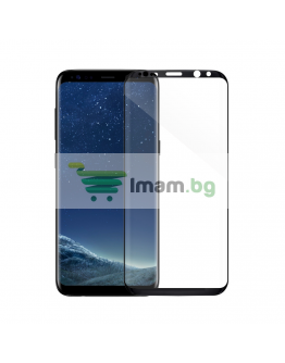 Стъклен протектор Mocoson Nano Flexible, за Samsung Galaxy S8, 5D, 0.3 mm, Черен - 52537