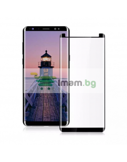 Стъклен протектор, No brand, За Samsung Galaxy S8 Plus, Full glue, 0.3mm, Черен - 52426