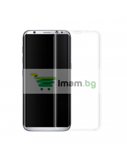 Стъклен протектор, No brand, За Samsung Galaxy S8, Full glue, 0.3mm, Прозрачен - 52427