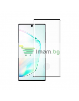 Стъклен протектор за целия екран No brand, За Samsung Galaxy Note 10, 3D, 0.3mm, Черен - 52556