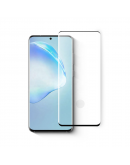 Стъклен протектор за целия екран No brand, За Samsung Galaxy S20 Ultra, 3D, 0.3mm, Черен - 52555