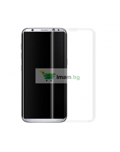 Стъклен протектор за целия екран, No brand, За Samsung Galaxy S8 Plus, 0.3mm, Прозрачен - 52292