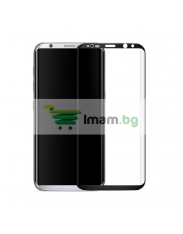 Стъклен протектор, No brand, За Samsung Galaxy S9 Plus, Full glue, 0.3mm, Черен- 52430