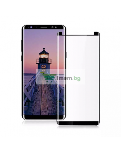 Стъклен протектор, No brand, За Samsung Galaxy S9, Full glue, 0.3mm, Черен - 52423