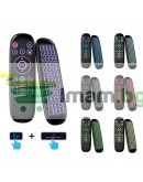 Универсално дистанционно No brand M6, Air mouse, USB 2.4GHz, Микрофон, IR програмируемо, Черен - 13057