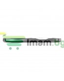 Универсално дистанционно No brand R1, Air mouse, USB 2.4GHz, Микрофон, IR програмируемо, Черен - 13044