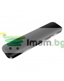 Универсално дистанционно No brand R1, Air mouse, USB 2.4GHz, Микрофон, IR програмируемо, Черен - 13044