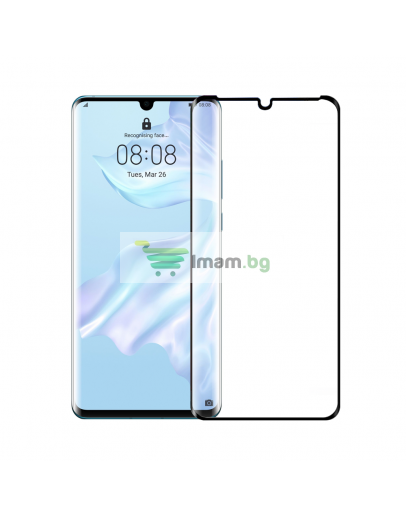 Стъклен протектор Mocoson Nano Flexible, за Huawei P30 Pro, 5D, 0.3 mm, Черен - 52545