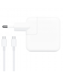 Адаптер DeTech, За Apple, 29W, Type-C, Бял - 328