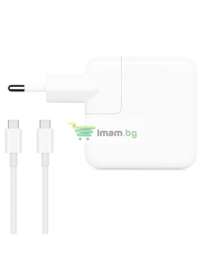 Адаптер DeTech, За Apple, 29W, Type-C, Бял - 328