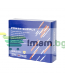 Импулсен захранващ блок No brand, 12V/10A, 9 Изхода, Метална кутия, Сив - 344