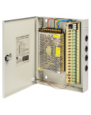 Импулсен захранващ блок No brand, 12V/20A, 18 Изхода, Метална кутия, Сив - 347