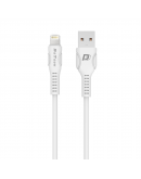 Кабел за данни DeTech DE-C27i, Lightning (iPhone 5/6/7/SE), 1.0m, Бял - 40110