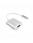 Преходник, No brand, USB Type-C към HDMI, Бял - 18298 Преходник, No brand, USB Type-C към HDMI, Бял - 18298