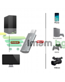 Външна Capture карта Earldom ET-W16, USB, HDMI, Full HD, Сив - 40234