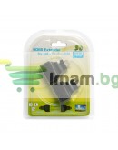 HDMI удължител, No brand, През LAN CAT-5e/6, Черен - 17165