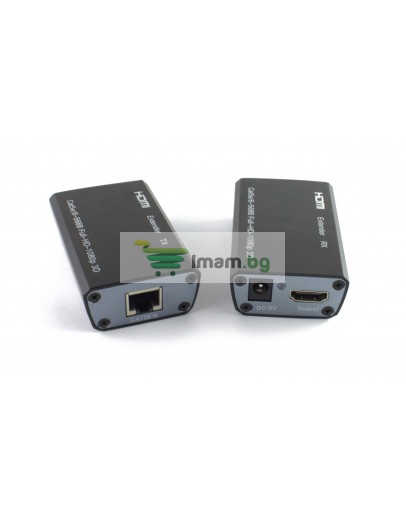 Удължител No brand HDMI-CAT-HDMI 60M, черен - 18228