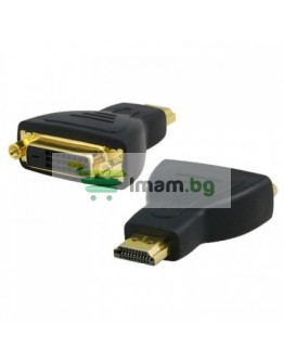 Преходник No brand, DVI F - HDMI, Черен - 17101