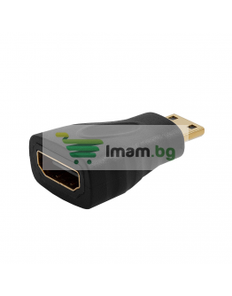 Преходник No brand, HDMI F към Mini HDMI, Черен - 17128