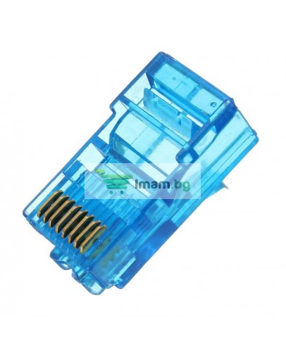 Букси No brand, RJ-45, 30 бр в пакет, Различни цветове - 17138