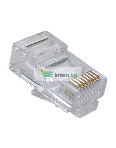 Букси No brand, RJ-45, 1000 бр. в пакет, Прозрачни - 17113