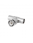 Конектор DeTech, BNC M - 2xBNC F,10бр. - 17174