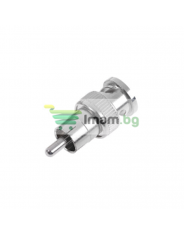 Конектор DeTech, BNC M - RCA M,10бр. - 17175