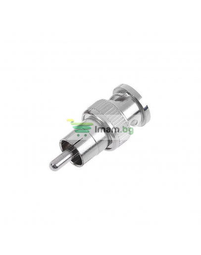 Конектор DeTech, BNC M - RCA M,10бр. - 17175