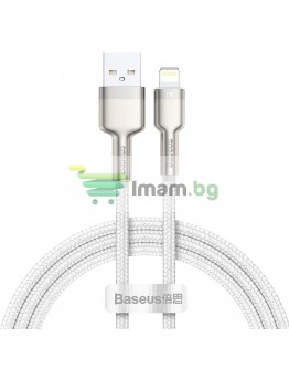 Кабел за данни Baseus Cafule, Lightning, 1.0m, Бял - 40474