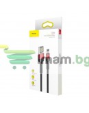 Кабел за данни Baseus Cafule, Lightning, 1.0m, Черен - 40478