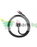 Кабел за данни Baseus Cafule, Type-C, 3.0A, 1.0m, Черен - 40490