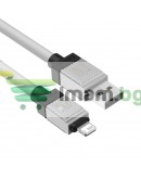 Кабел за данни Baseus CoolPlay, Lightning, 1.0m, Бял - 40454