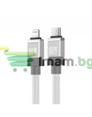 Кабел за данни Baseus CoolPlay, Type-C - Lightning, 20W, 1.0m, Бял - 40453