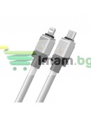 Кабел за данни Baseus CoolPlay, Type-C - Lightning, 20W, 1.0m, Бял - 40453