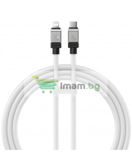 Кабел за данни Baseus CoolPlay, Type-C - Lightning, 20W, 1.0m, Бял - 40453