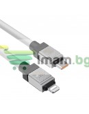 Кабел за данни Baseus CoolPlay, Type-C - Lightning, 20W, 1.0m, Бял - 40453