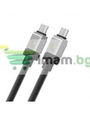 Кабел за данни Baseus CoolPlay, Type-C - Type-C, 100W, PD, 1.0m, Черен - 40441