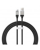 Кабел за данни Baseus CoolPlay, Type-C, 100W, 1.0m, Черен - 40445 Кабел за данни Baseus CoolPlay, Type-C, 100W, 1.0m, Черен - 40445