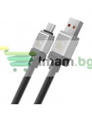 Кабел за данни Baseus CoolPlay, Type-C, 100W, 2.0m, Черен - 40447
