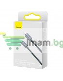 Кабел за данни Baseus Crystal Shine, Type-C - Type-C, 100W, PD, 1.2m, Черен - 40489