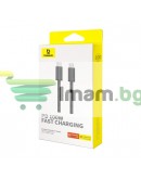 Кабел за данни Baseus Dynamic 3, Type-C - Type-C, 100W, PD, 1.0m, Черен - 40421 Кабел за данни Baseus Dynamic 3, Type-C - Type-C, 100W, PD, 1.0m, Черен - 40421