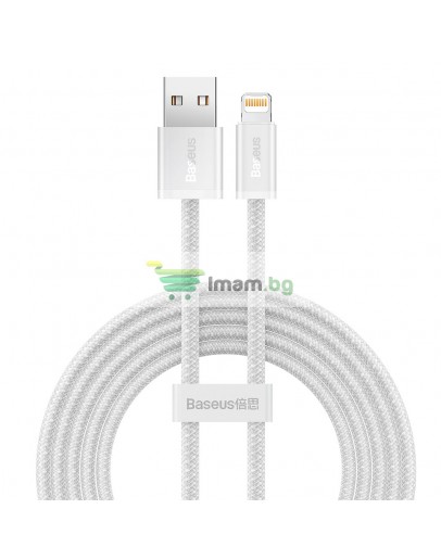 Кабел за данни Baseus Dynamic, Lightning, 1.0m, Бял - 40467