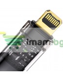 Кабел за данни Baseus Explorer, Lightning, 1.0m, Черен - 40462
