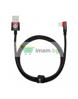 Кабел за данни Baseus MVP 2 Elbow, Lightning, 1.0m, Черен - 40461
