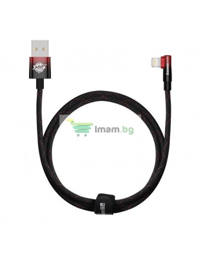 Кабел за данни Baseus MVP 2 Elbow, Lightning, 1.0m, Черен - 40461