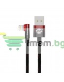 Кабел за данни Baseus MVP 2 Elbow, Lightning, 1.0m, Черен - 40461