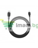 Кабел за данни Baseus Pudding, Type-C - Lightning, 20W, 1.2m, Черен - 40433