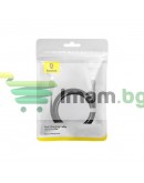 Кабел за данни Baseus Pudding, Type-C - Lightning, 20W, 1.2m, Черен - 40433