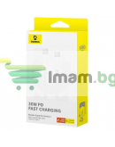 Кабел за данни Baseus Superior 2, Type-C - Type-C, 30W, PD, 1.0m, Бял - 40422 Кабел за данни Baseus Superior 2, Type-C - Type-C, 30W, PD, 1.0m, Бял - 40422